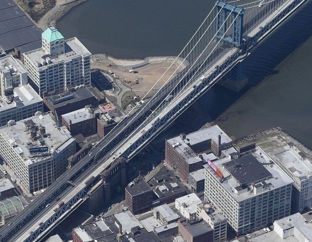 the Clock Tower Building - ex Gair Building: the Clock Tower Building - ex Gair Building and the manhattan bridge